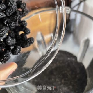 山药乌芝麻桑葚米糊的做法步调：5
