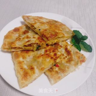 萝卜丝鸡蛋饼的做法步调：12
