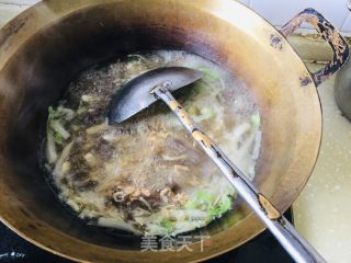 鸭血豆腐青菜汤的做法步调：5