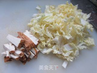 喷鼻干利剑菜芯炒魔芋结的做法步调：2