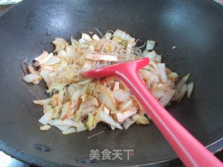 喷鼻干利剑菜芯炒魔芋结的做法步调：9