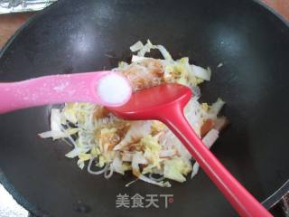 喷鼻干利剑菜芯炒魔芋结的做法步调：7