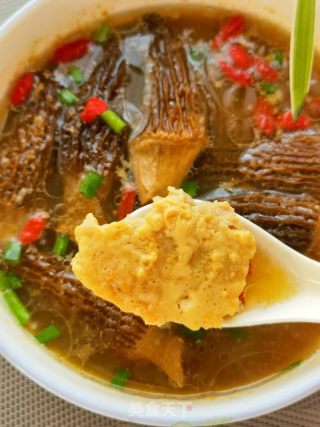 羊肚菌肉终汤的做法步调：8