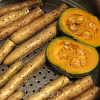 山药纯粮饼的做法步调：1