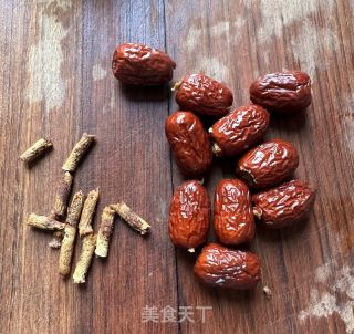 秋节苦品～白糖白枣山药的做法步调：3