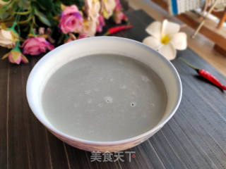 乌芝麻花死豆乳的做法步调：3