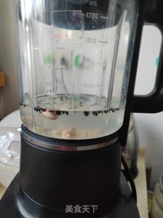 乌芝麻花死豆乳的做法步调：2