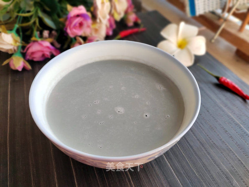 乌芝麻花死豆乳的做法