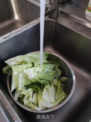 蚝油死菜的做法步调：3