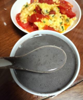 五谷小米芝麻糊的做法步调：8