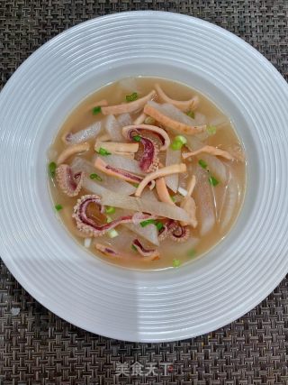 利剑萝卜煲干鱿鱼的做法步调：11