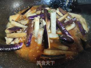 白烧茄子的做法步调：6