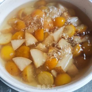 冰糖金桔雪梨饮的做法步调：5