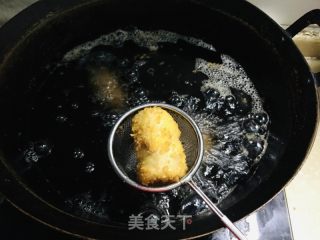 炸喷鼻蕉的做法步调：4