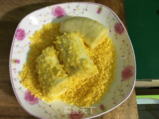 炸喷鼻蕉的做法步调：3