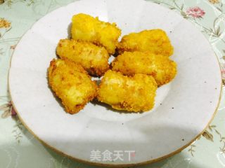 炸喷鼻蕉的做法步调：5