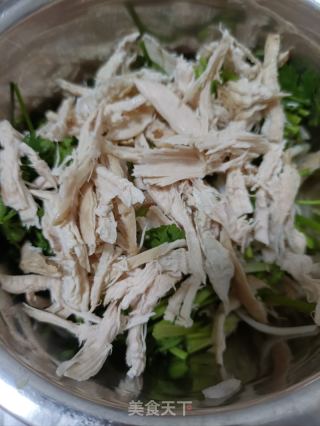 利剑菜粉皮拌鸡的做法步调：5