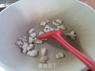 蘑菇肥肉片炒莴笋的做法步调：5
