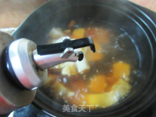 肉里结豆腐汤的做法步调：5