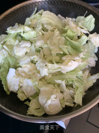 水腿脚撕包菜的做法步调：7