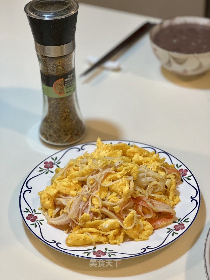 蟹肉棒炒蛋的做法
