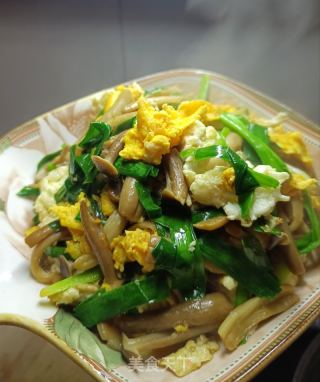鹿茸菇韭菜炒鸡蛋的做法步调：20