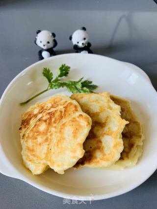 奶喷鼻白薯饼的做法步调：5