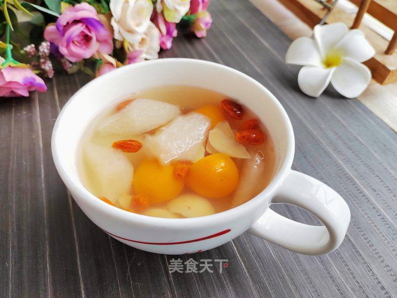 百开金桔雪梨汤的做法