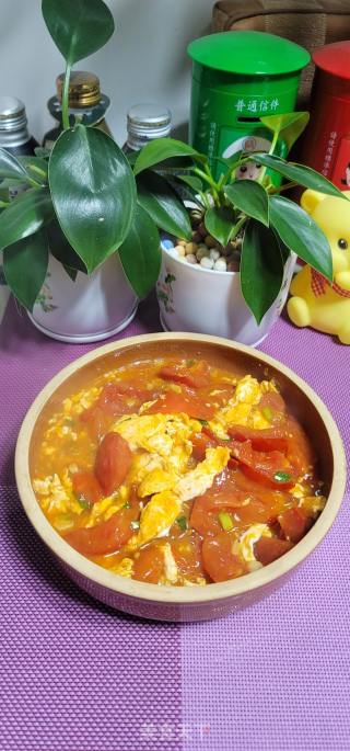 家常番茄炒蛋的做法步调：19