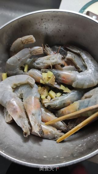 咖喱虾的做法步调：6