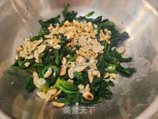花死菠菜的做法步调：10
