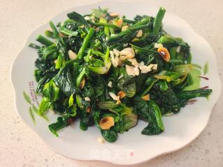 花死菠菜的做法步调：12