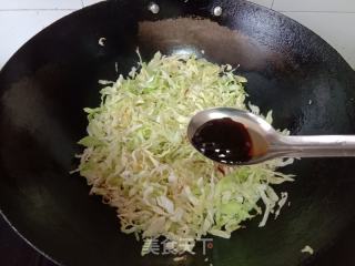 包菜炒鸡蛋的做法步调：6