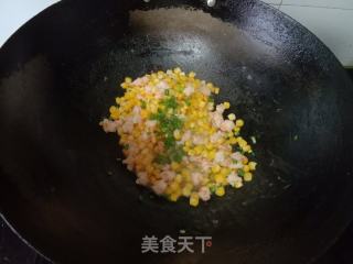 玉米虾仁粒的做法步调：7