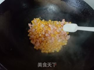 玉米虾仁粒的做法步调：6