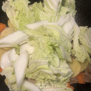 炖明白菜的做法步调：9