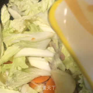 炖明白菜的做法步调：10