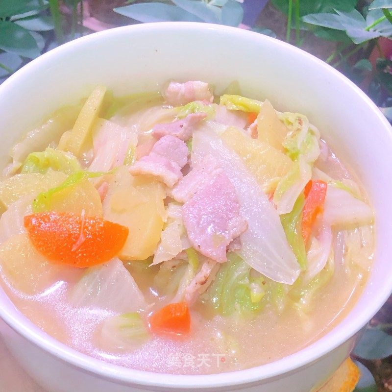 炖明白菜的做法