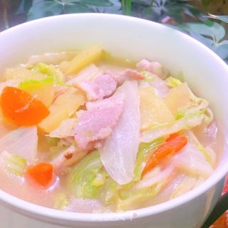 炖明白菜的做法步调：13