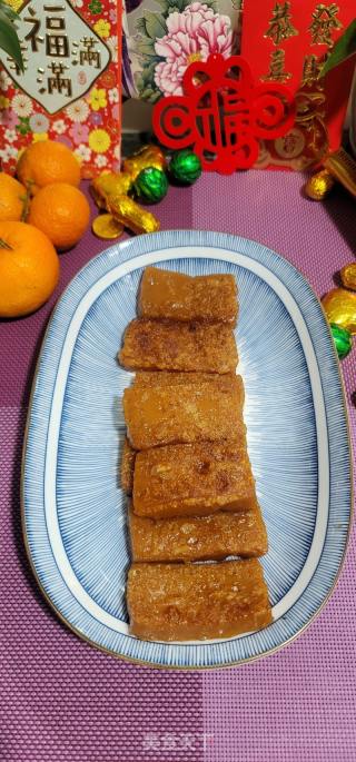 喷鼻煎年糕的做法步调：6