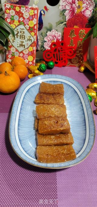 喷鼻煎年糕的做法步调：7