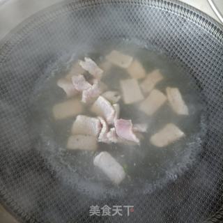 肉片喷鼻菜炒心蘑的做法步调：10