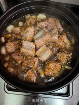 沙锅焗排骨虾仁的做法步调：10