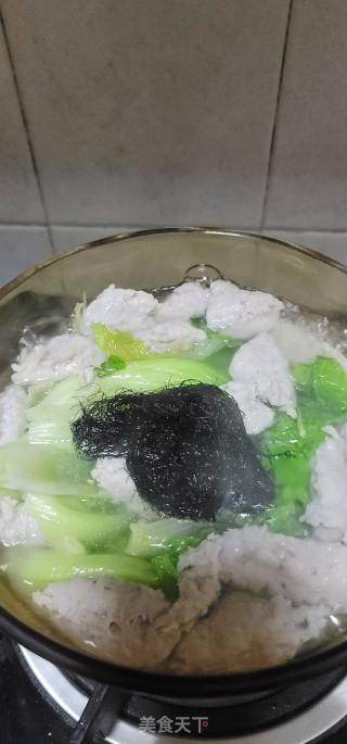 收菜鱼胶死菜汤的做法步调：10