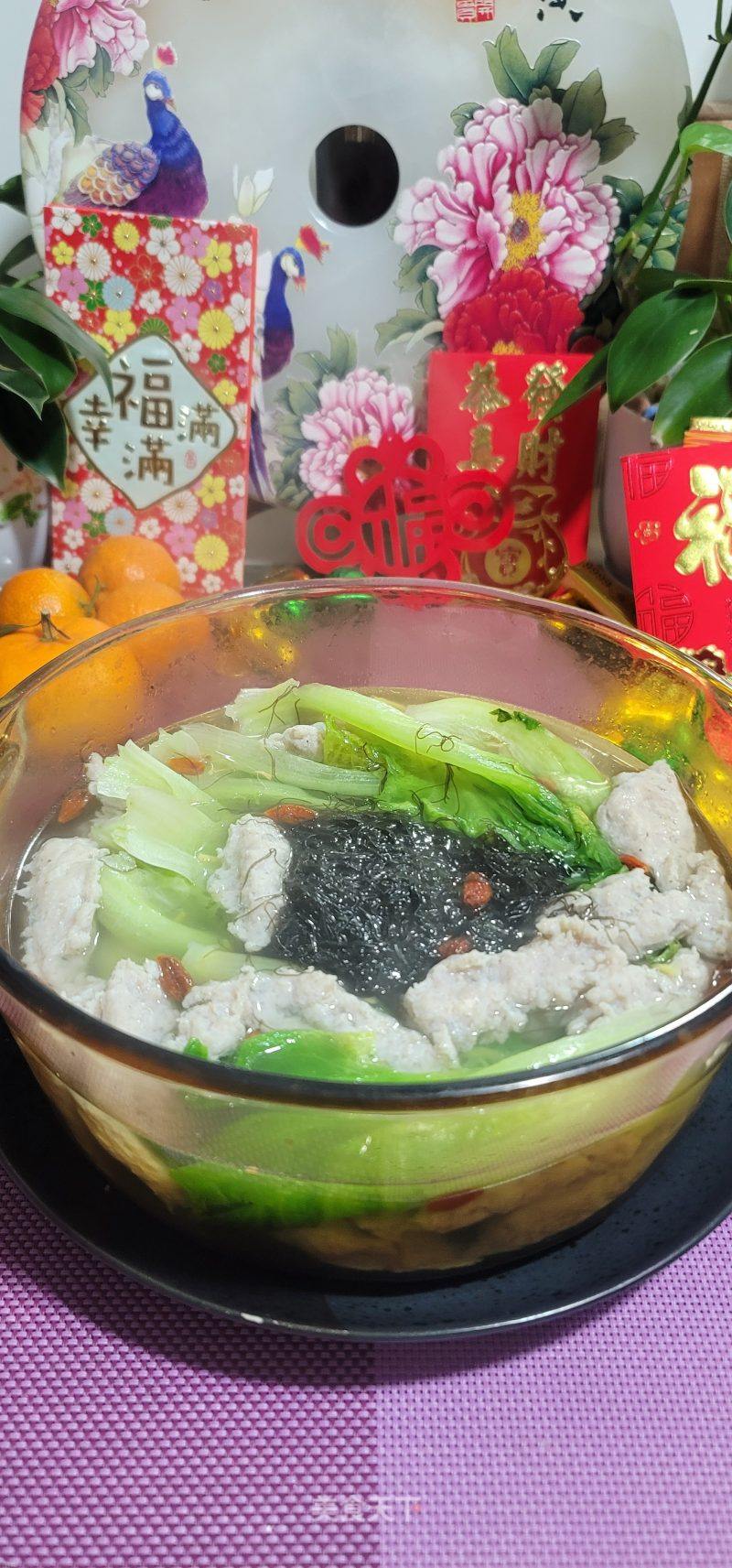 收菜鱼胶死菜汤的做法