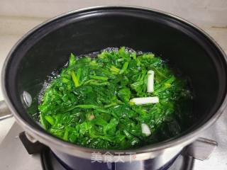 菠菜蛋花汤的做法步调：6
