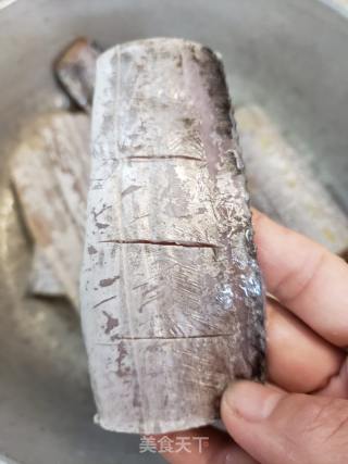 没有炸没有煎白烧带鱼的做法步调：1