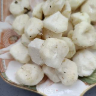 花喷鼻荸荠苦梨火的做法步调：2