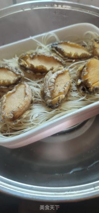 鲍鱼蒸粉丝的做法步调：7