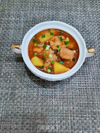 番茄土豆排骨汤的做法步调：14